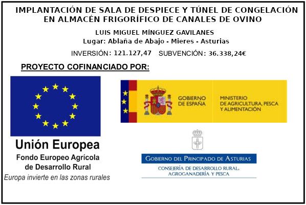Subvención Consejería Desarrollo Rural